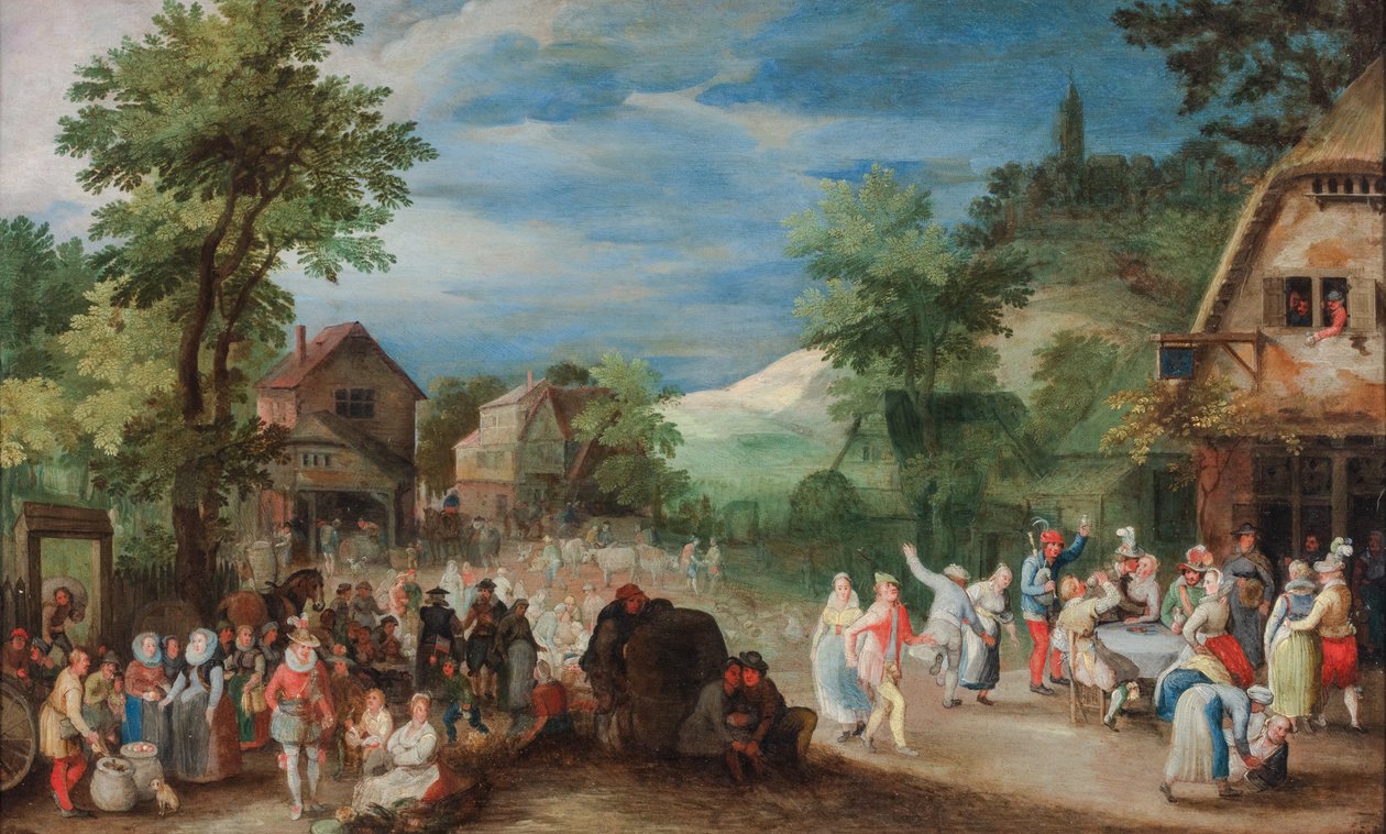 Bir Köy Fuarı by Pieter Schoubroeck