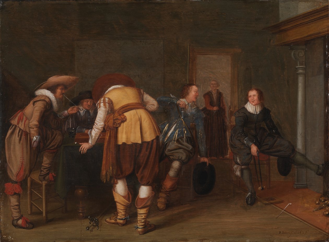 Masa Oyunu Oyuncuları by Pieter Symonsz Potter