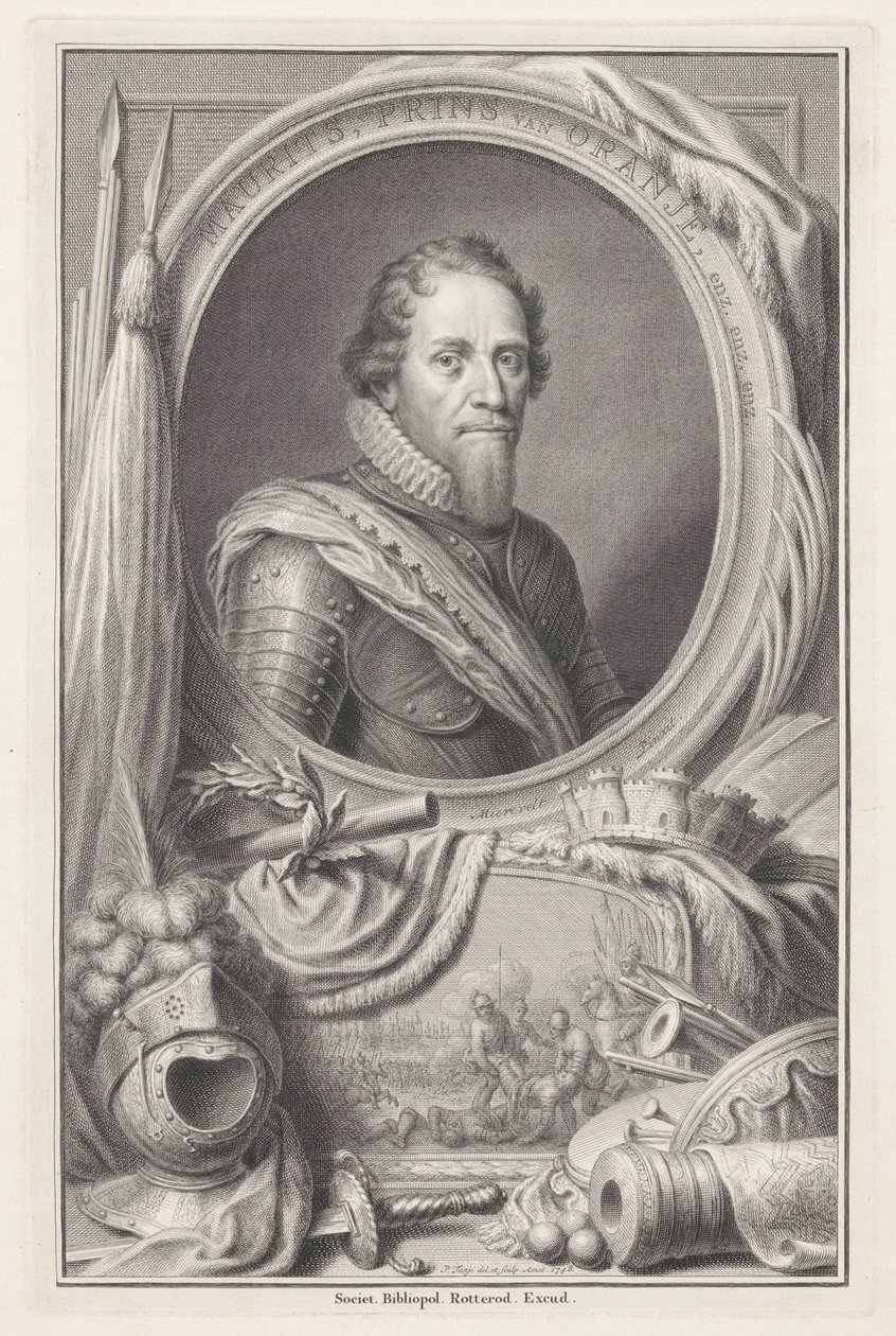 Maurits, Orange Prensi'nin portresi by Pieter Tanjé
