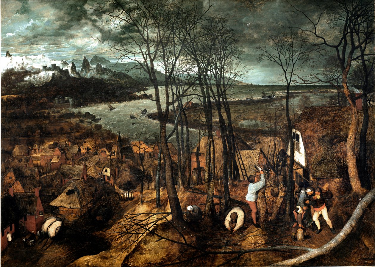 Bulutlu gün Tablosu eski Pieter Bruegel (veya Pierre Bruegel veya Pieter Bruegel veya Brueghel) by Pieter Bruegel the Elder
