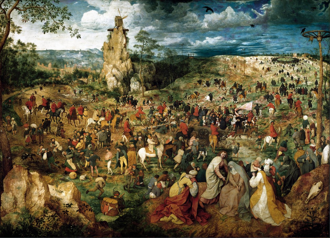 La Montee au Calvary (Haç Arabası) Tablosu Yaşlı Pieter Bruegel (veya Pierre Bruegel veya Pieter Bruegel veya Brueghel) by Pieter Bruegel the Elder