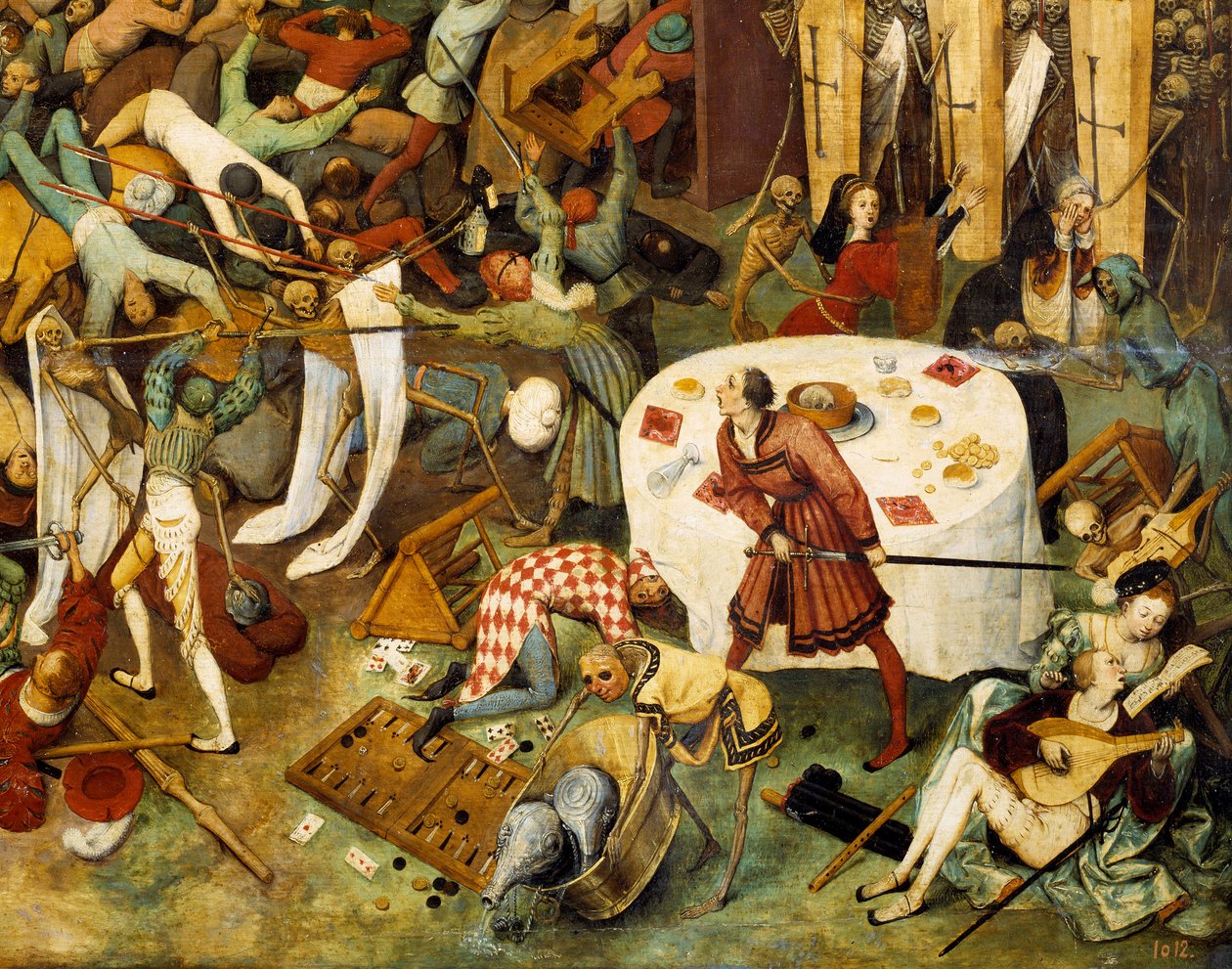 Pieter Bruegel (veya Breugel veya Brueghel veya Breughel) tarafından Ölümün Zaferi Tablosu Yaşlı (1525-1569) 16. yüzyıl Güneşi. 117x162 cm Musee du Prado, Madrid by Pieter Bruegel the Elder