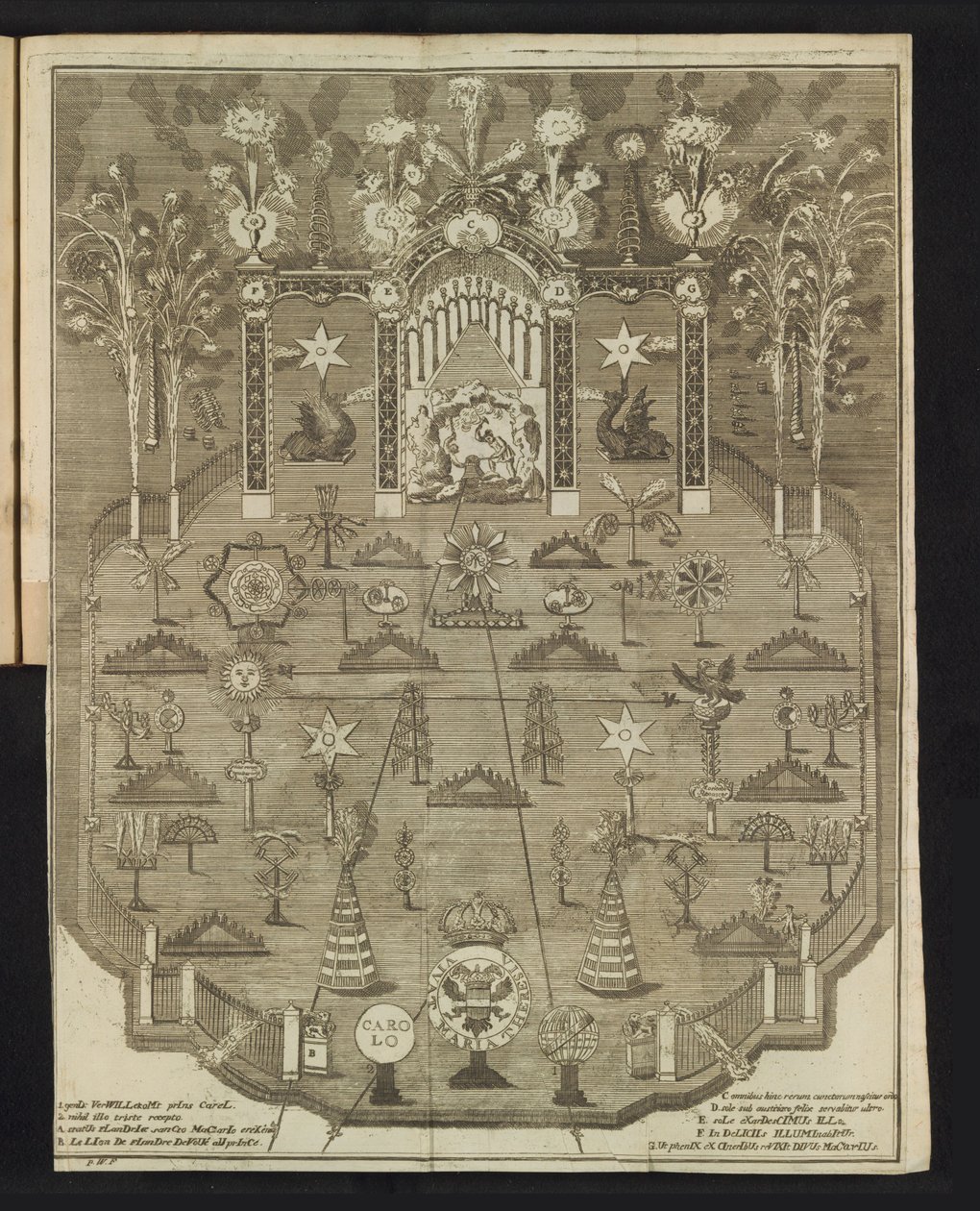 Jübile Kutlamalarında Havai Fişekler, 1767 by Pieter Wauters