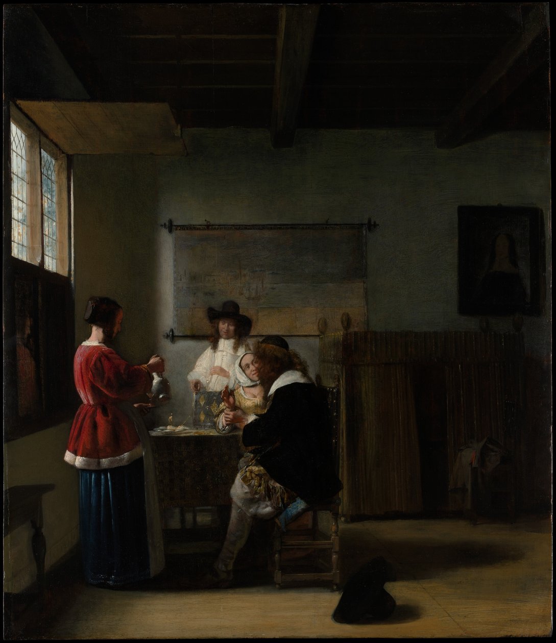 Ziyaret by Pieter de Hooch