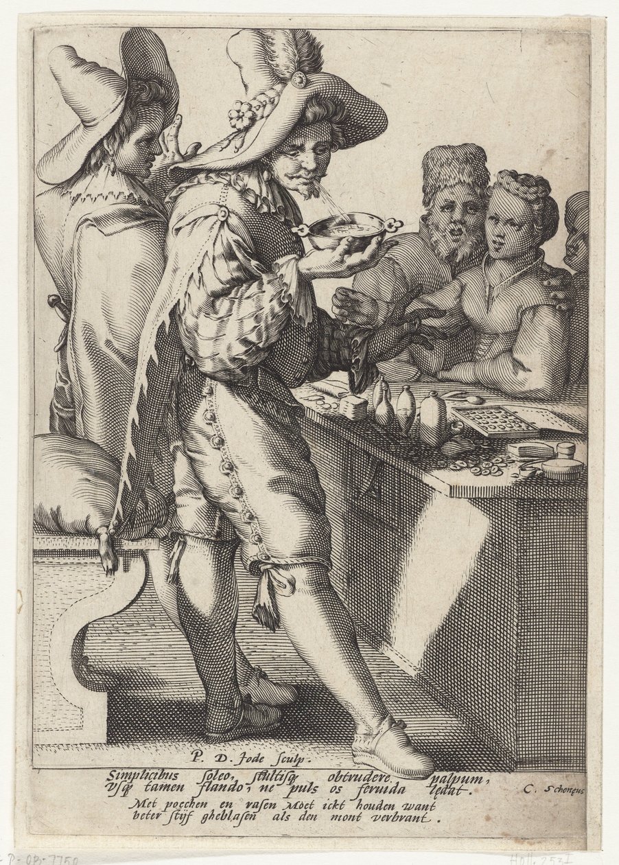 Ağzın yanmasından daha iyi üflenir by Pieter de Jode (I)
