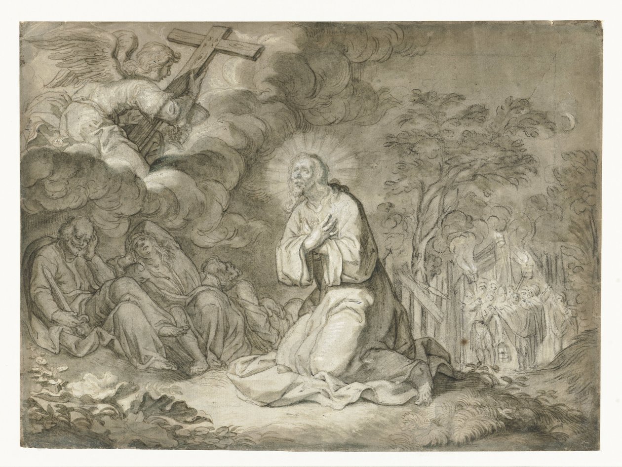Zeytin Bahçesindeki İsa by Pieter de Jode (I)