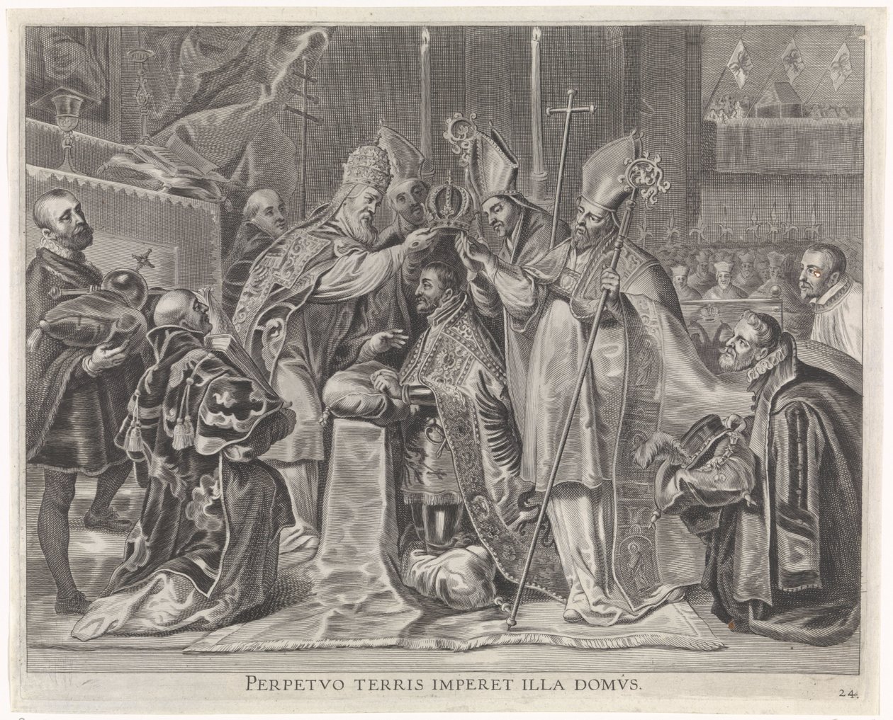 Charles V, Papa tarafından imparator olarak taç giydi Kardinal-Bebek