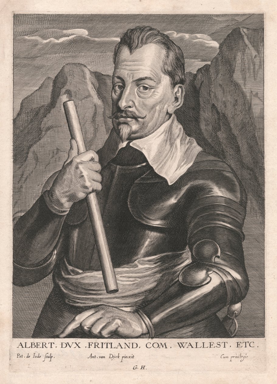 Albert, Fritland Dükü. Com. Wallace vb. by Pieter de Jode