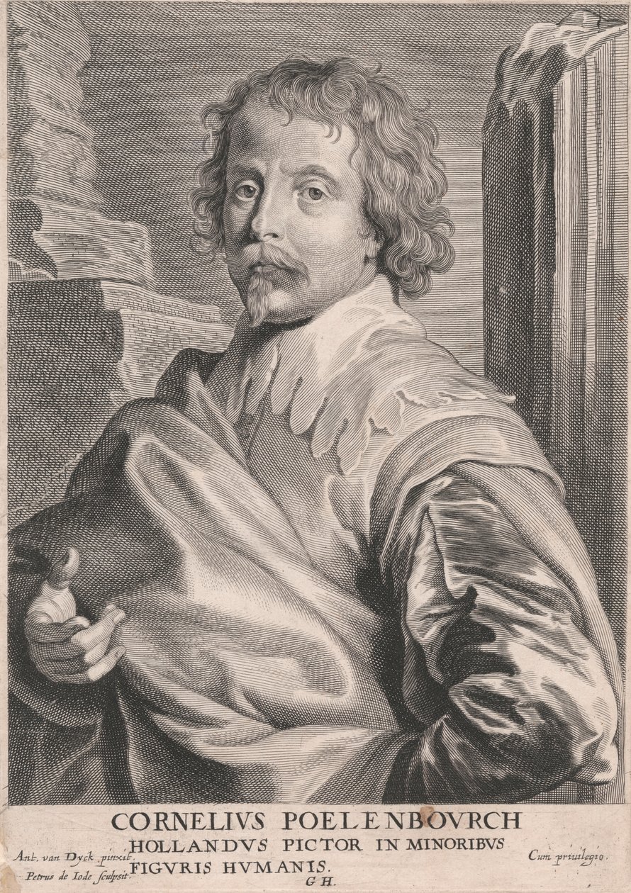Cornelius Poelenbourch, Hollandalı Reşit Olmayan Ressam, İnsan Figürleri by Pieter de Jode