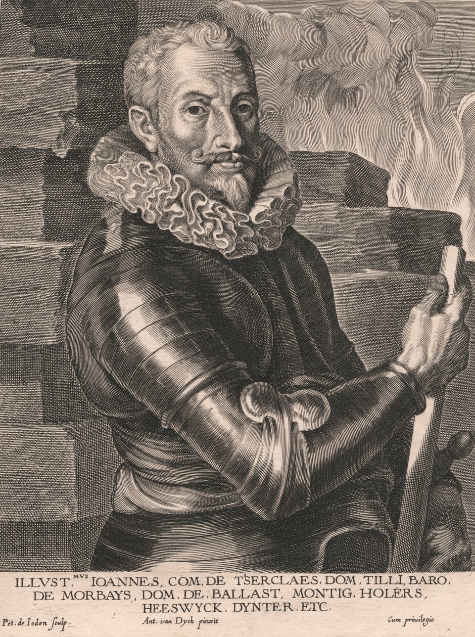 Illustmus John Kom. Cerclaes'in. Dom. Tilly Baron Morbays, Dom. Balast. Montig. Bağıranlar. Heeswyck, Dynter vb. by Pieter de Jode