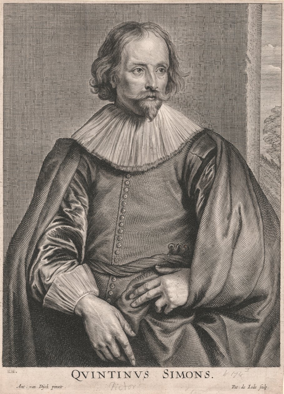 Quentin Simons by Pieter de Jode