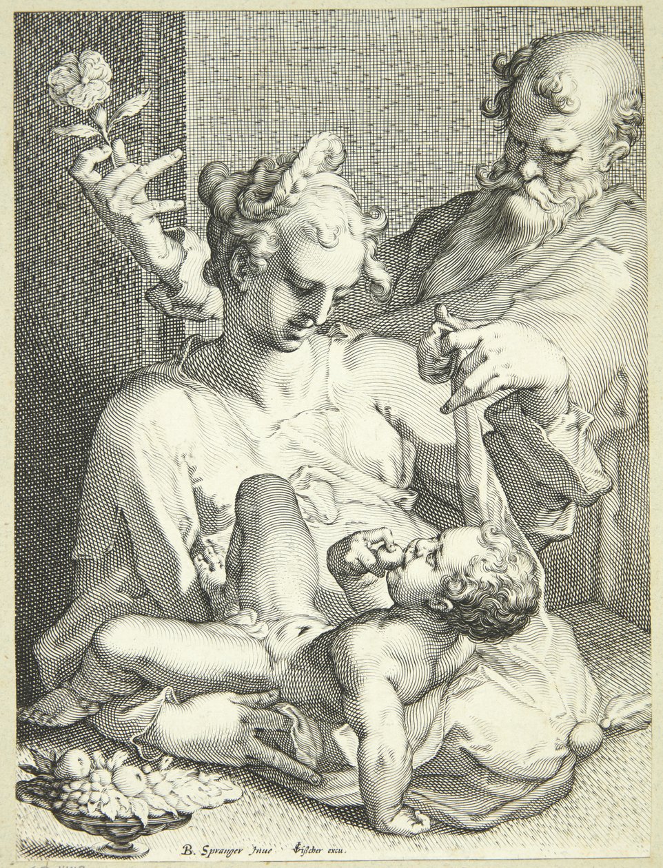 Kutsal Aile by Pieter de Jode I