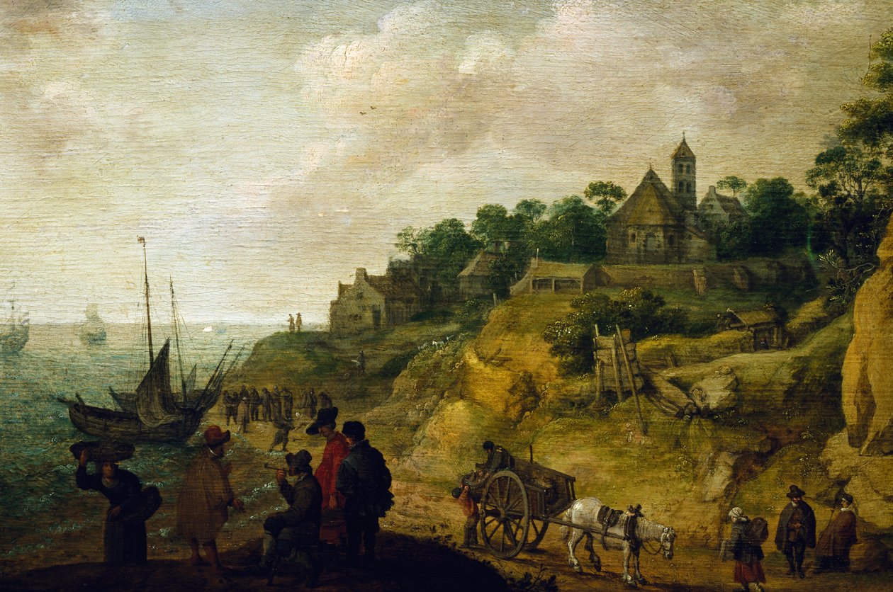 Pieter de Neyn'e (1597-1639) atfedilen Hollanda Manzarası. by Pieter de Neyn