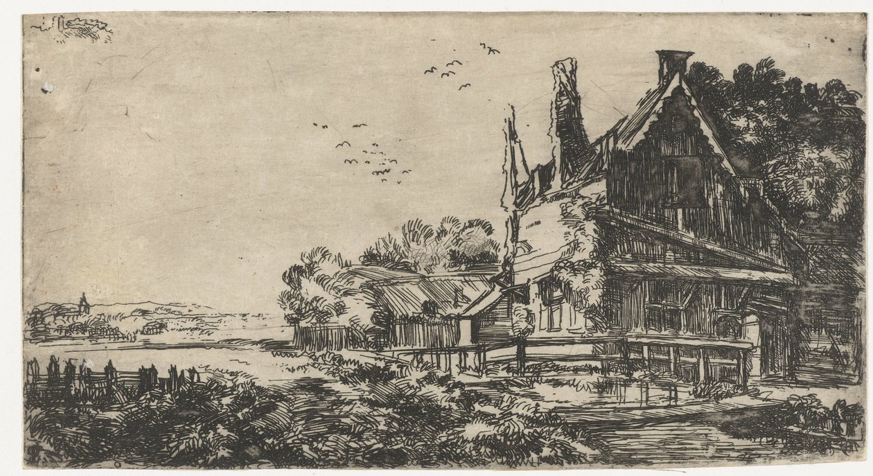 Üç bacalı ev by Pieter de With (attributed to)