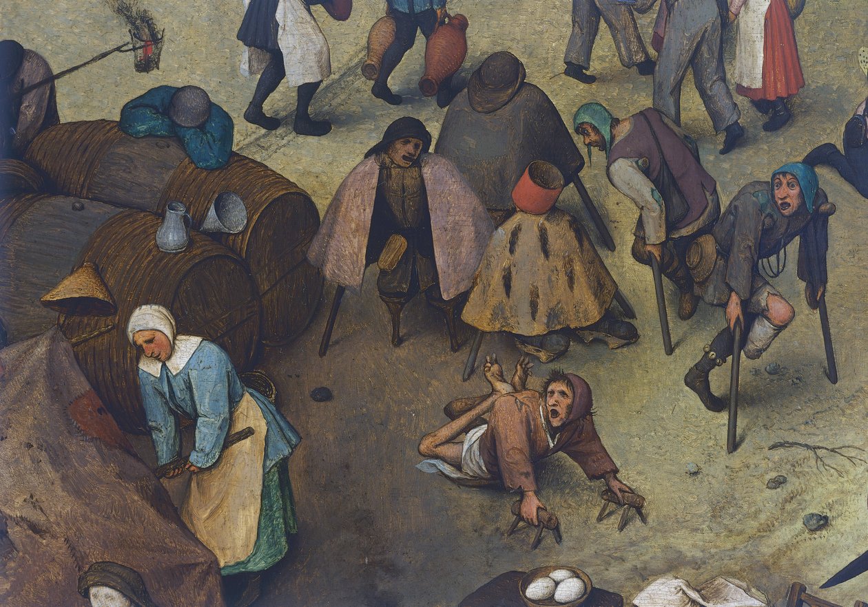 Karnaval ve Lent arasındaki mücadele by Pieter Bruegel the Elder