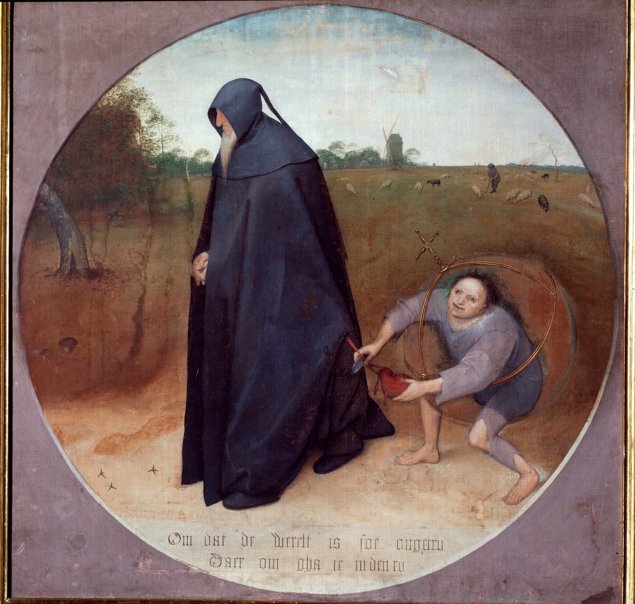 Misanthrope (Resim by Pieter Bruegel the Elder
