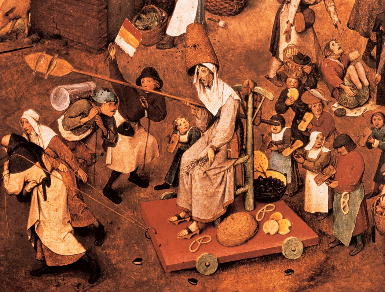 Karnaval ve Lent arasındaki mücadele by Pieter Bruegel the Elder