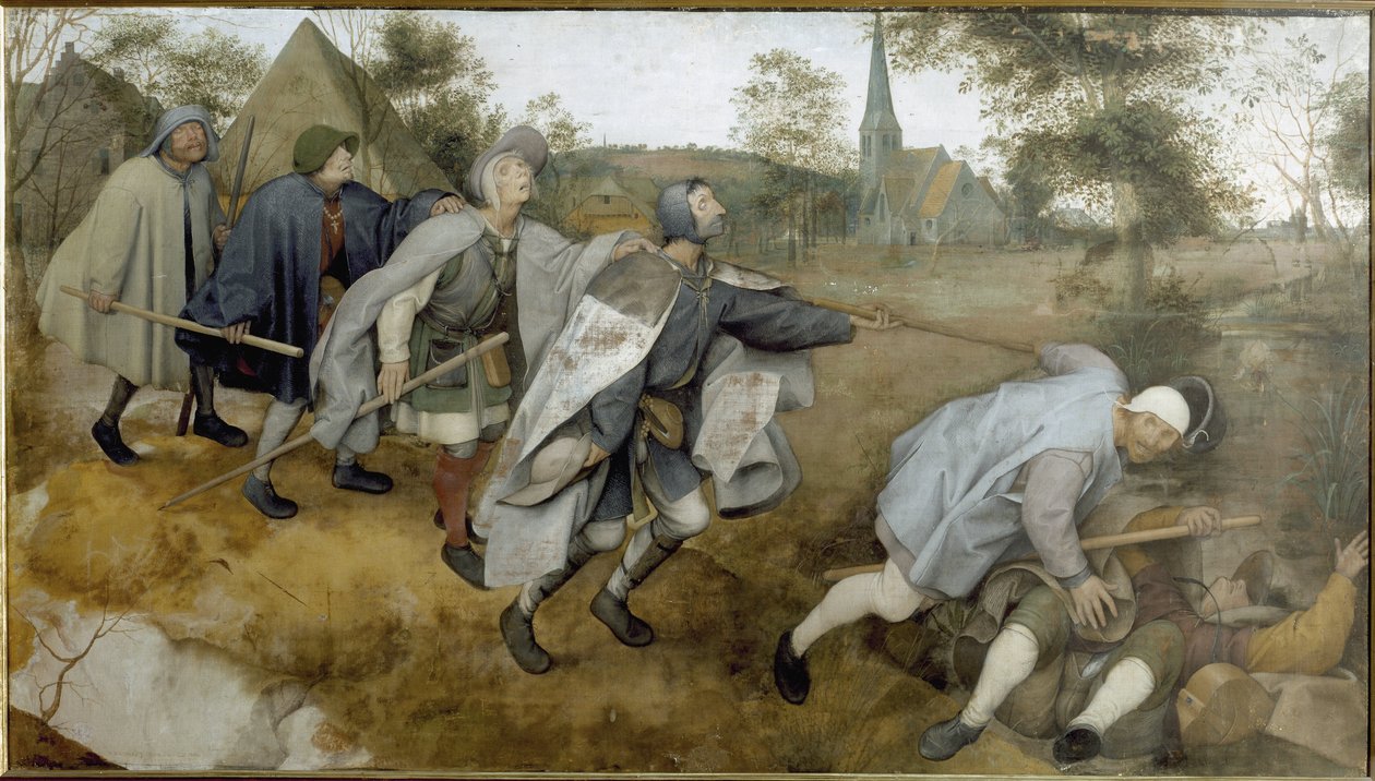 Kör benzetmesi - Resim by Pieter Bruegel the Elder