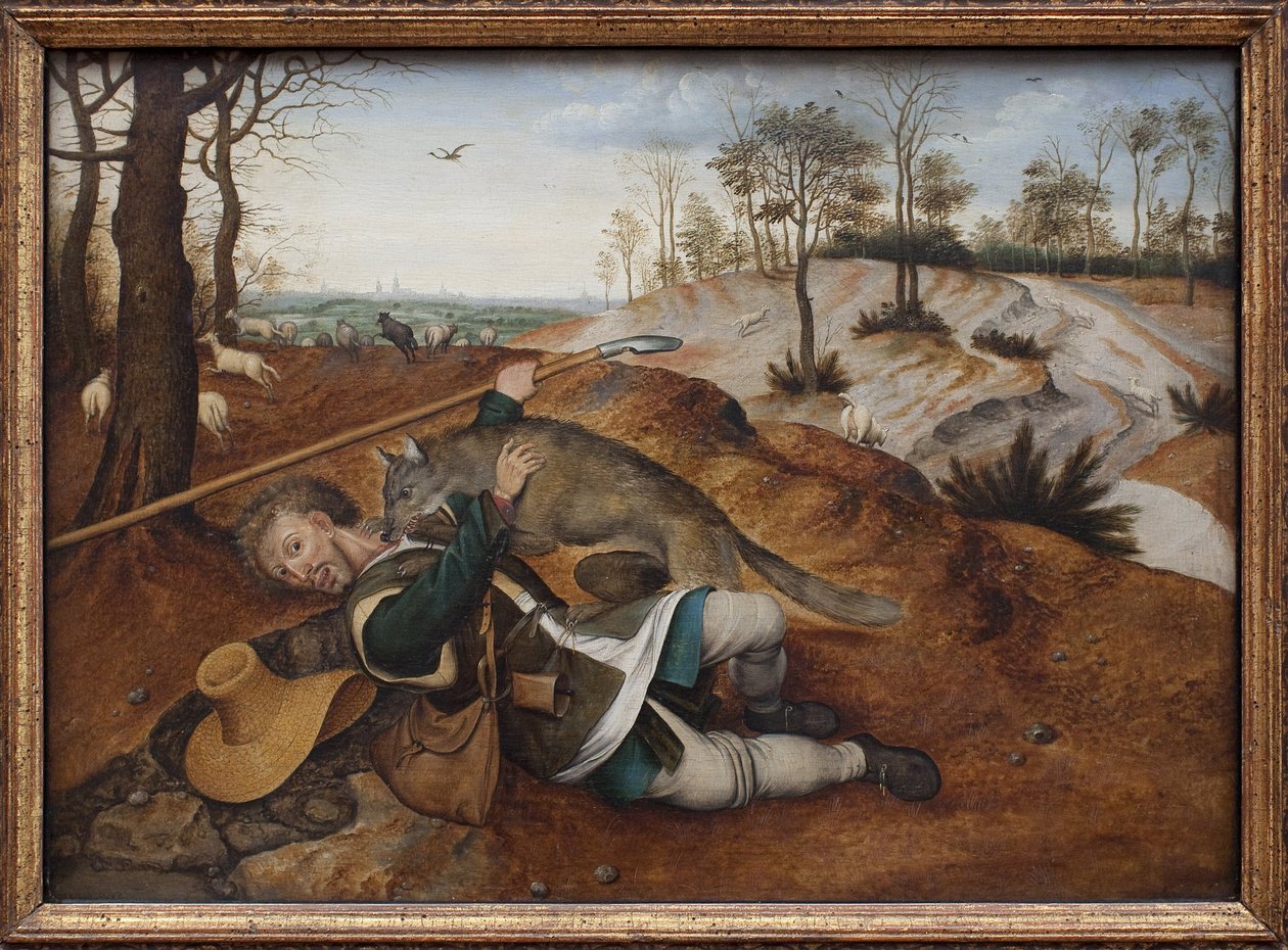 İyi papaz. Pieter Brueghel II (1564-1638), ahşap üzerine yağlı boya by Pieter the Younger Brueghel