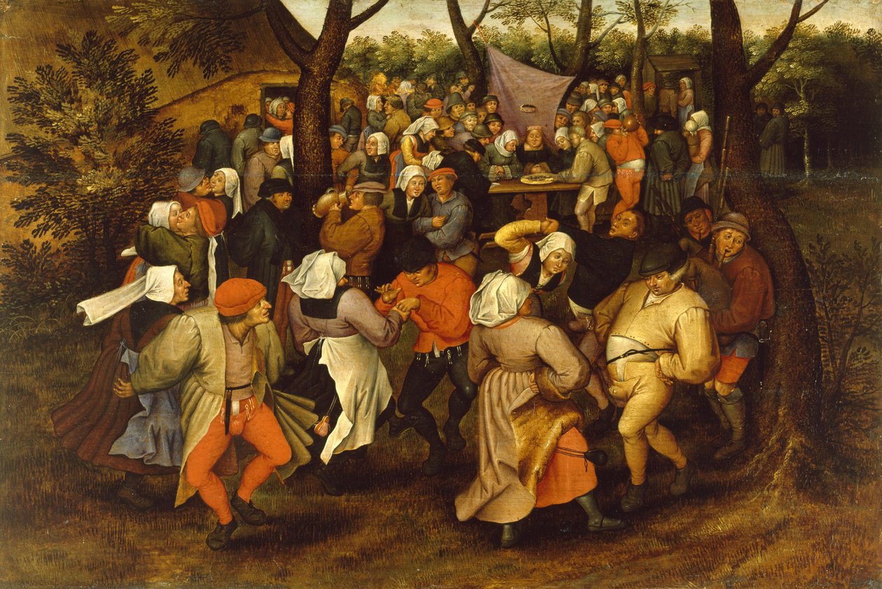 Köylü Düğün Dansı, 1607 by Pieter Brueghel the Younger