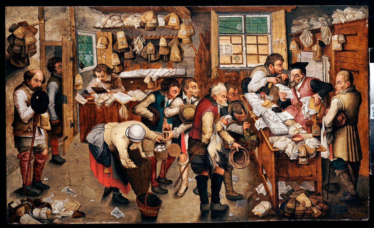 Ondalık Ödeyen Köylüler by Pieter Brueghel the Younger