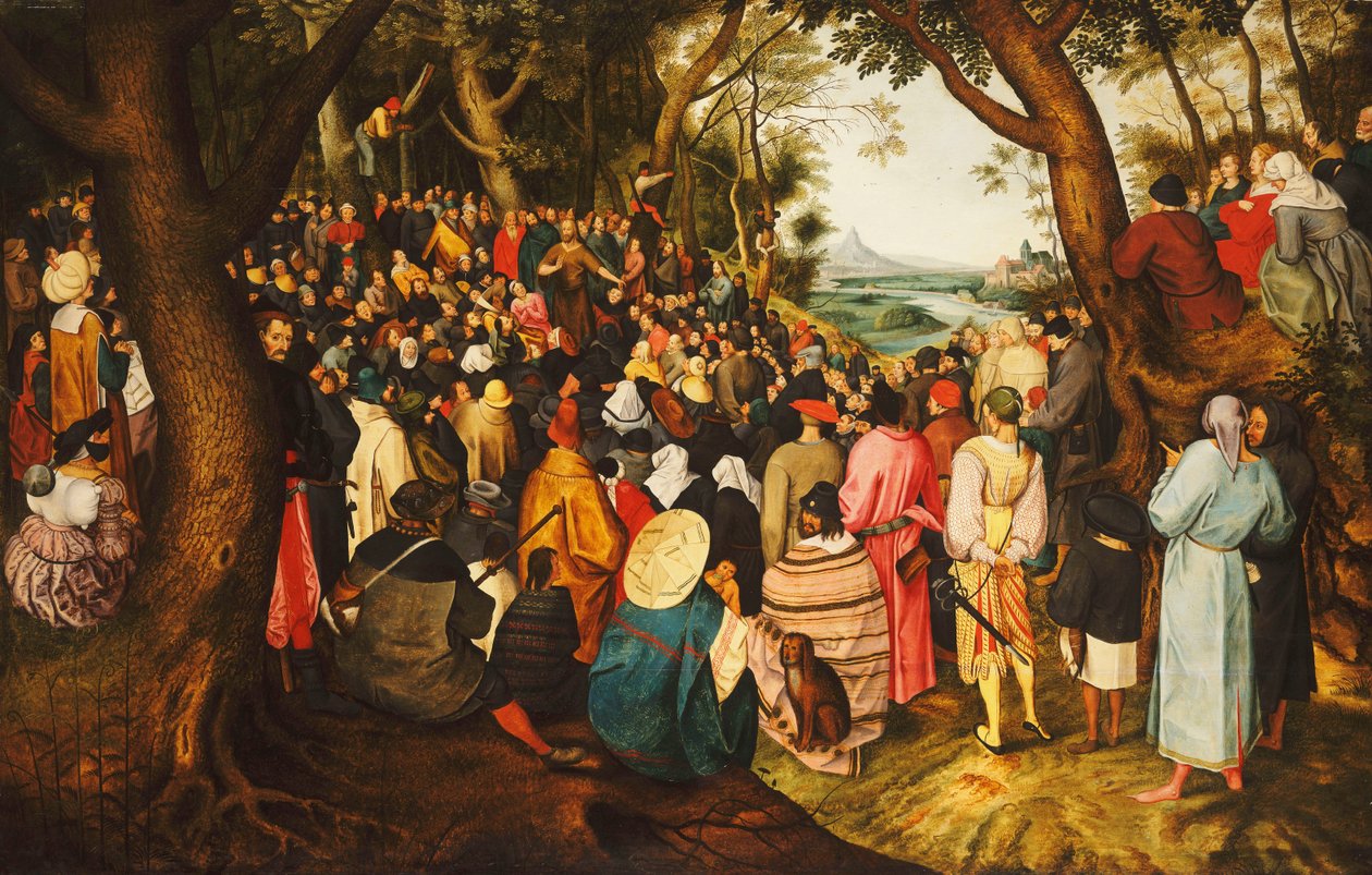 Vaftizci Yahya Vahşi Doğada vaaz veriyor, c.1633-50 by Pieter Brueghel the Younger