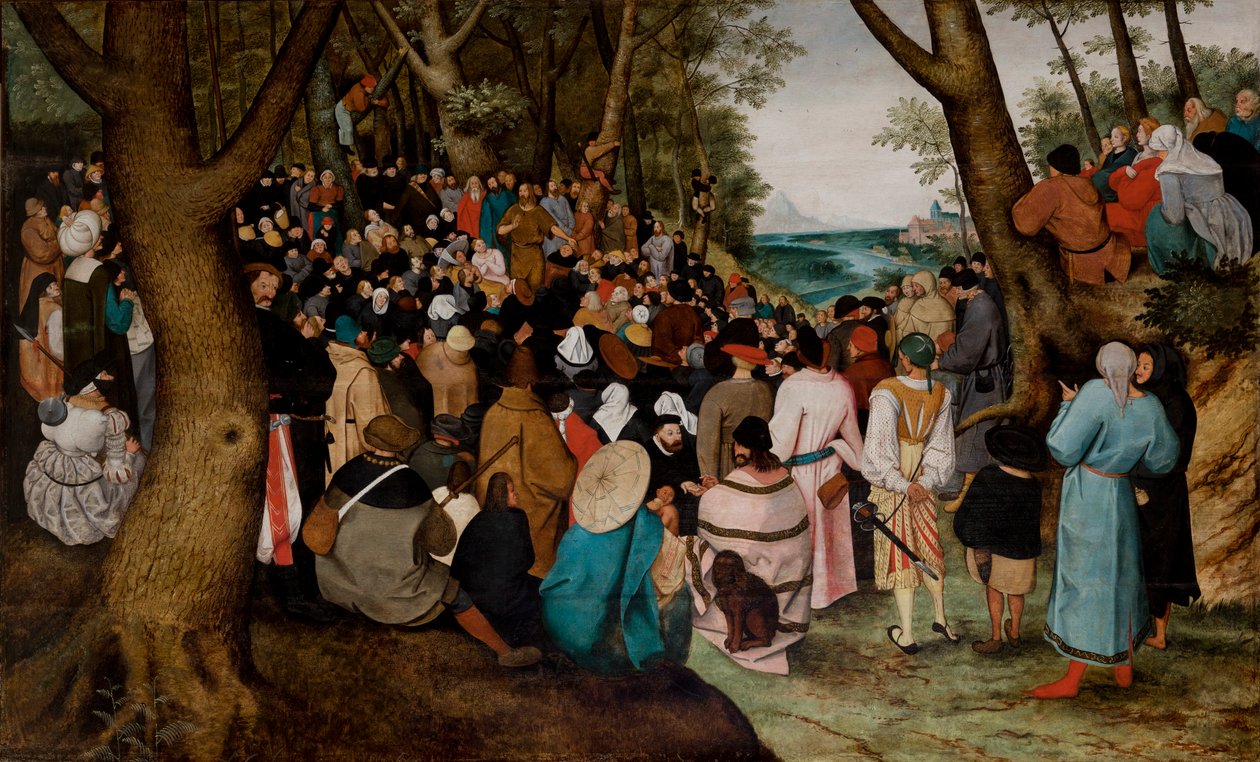 Vaftizci Aziz John'un Vaazı by Pieter the Younger Brueghel