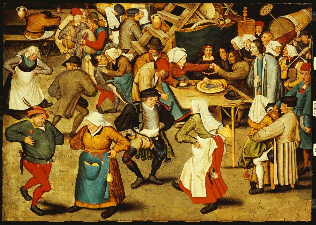 Kapalı Düğün Dansı by Pieter Brueghel the Younger