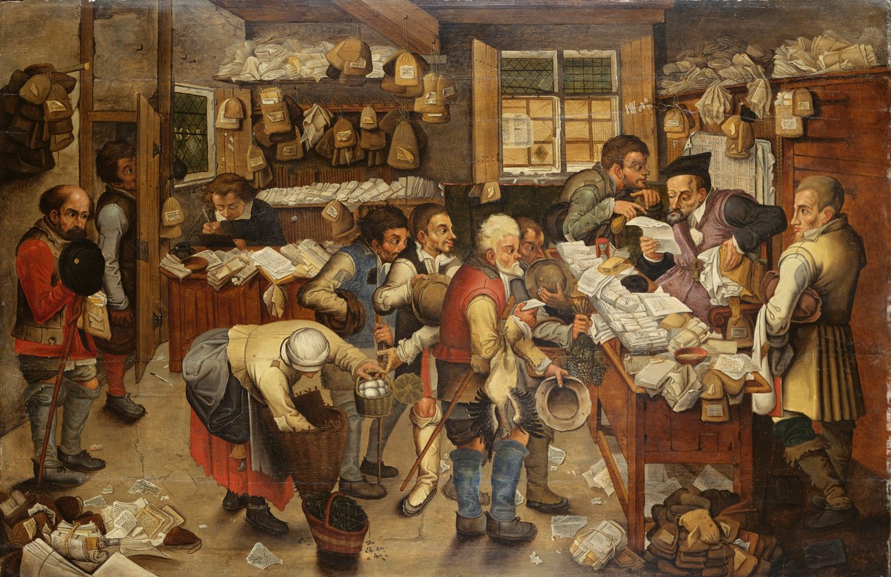 Ondalığın Ödemesi, 1619 by Pieter Brueghel the Younger