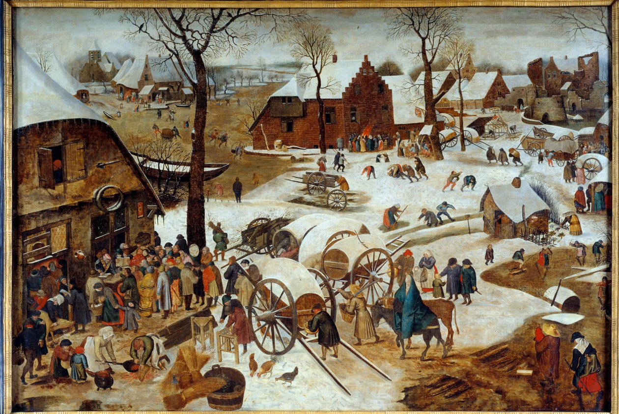Bir kuruşun ödenmesi veya adı Pieter tarafından Jeune dit Brueghel d