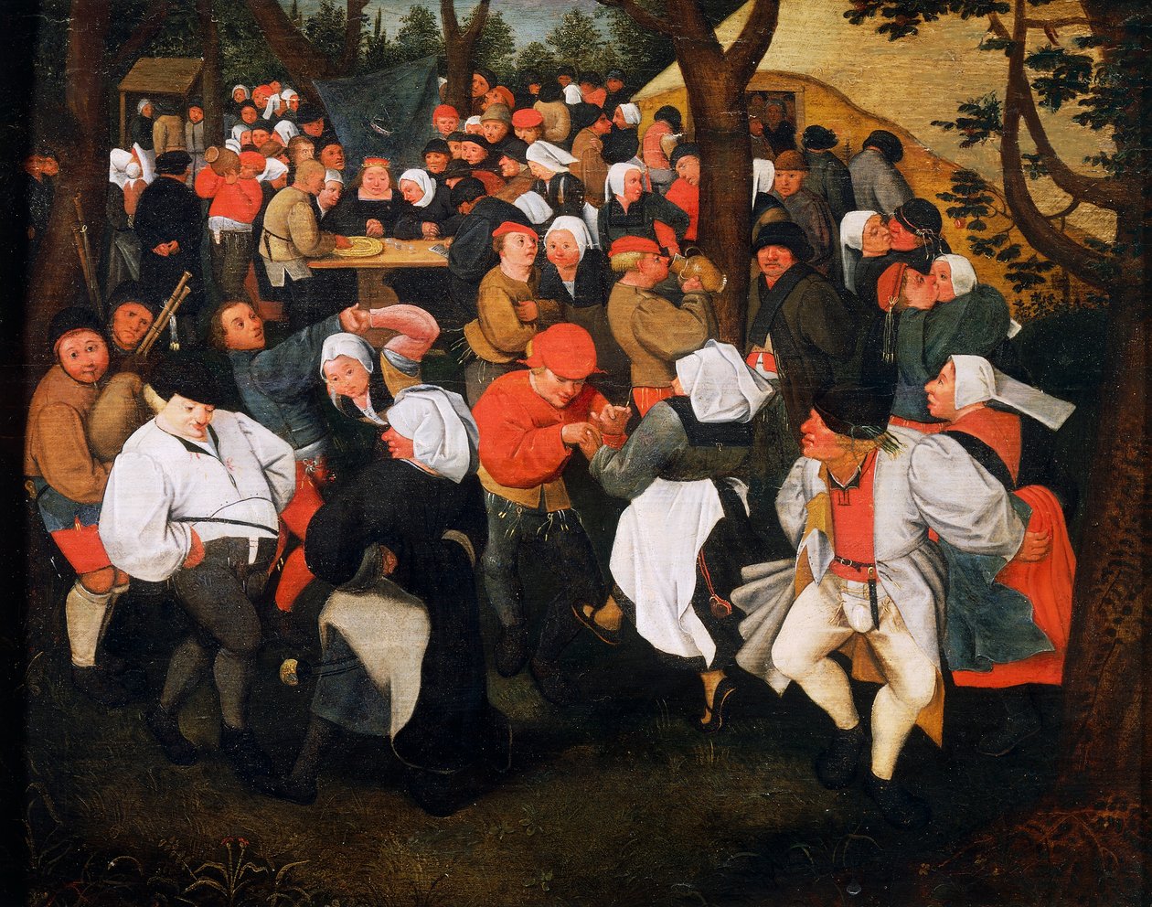 Köy dansı, Pieter Brueghel Younger (1564-1638) by Pieter the Younger Brueghel