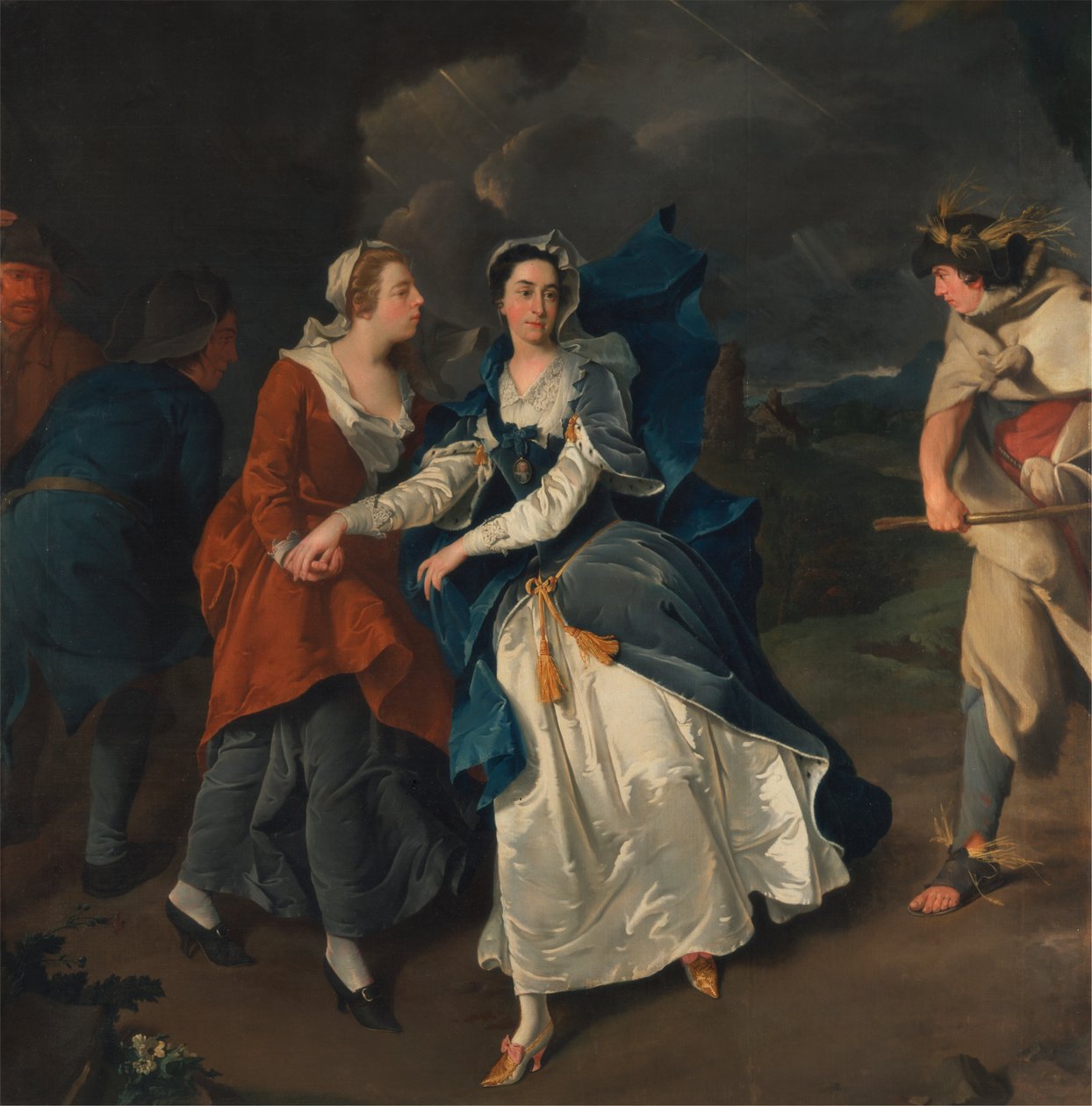 Bayan Cibber Cordelia olarak by Pieter van Bleeck