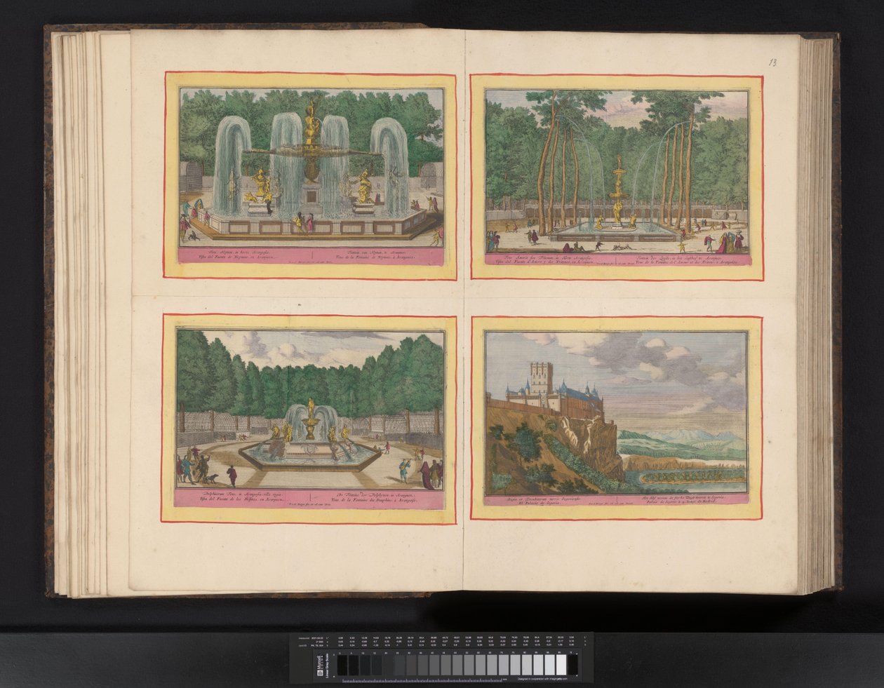 Kaart van het beleg van Barselona, ​​​​1706 Fransa Ordusu