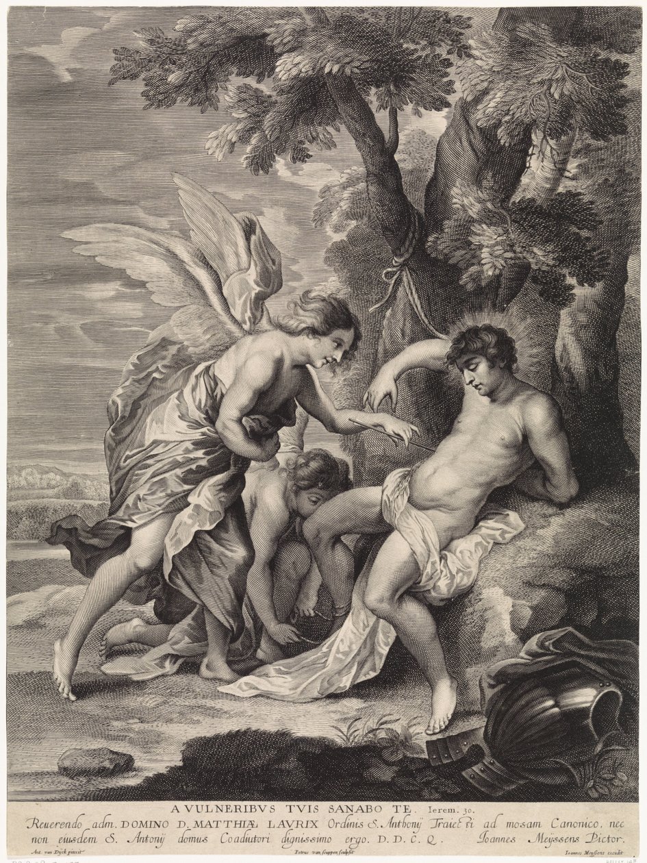 H.Sebastian by Pieter van Schuppen