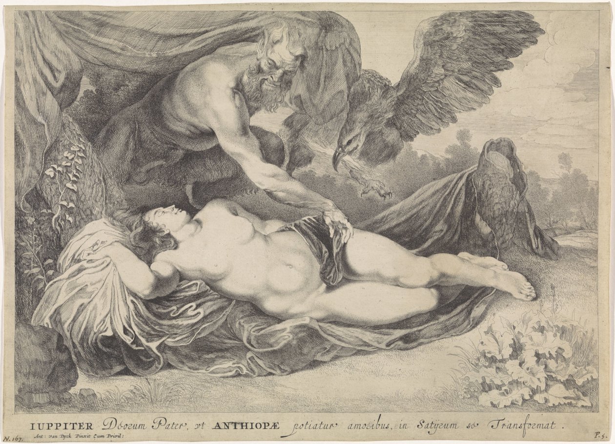 Jüpiter ve Antiope by Pieter van Sompel