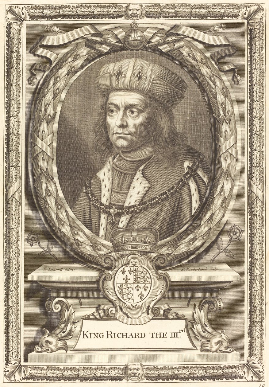 Kral III. Richard by Pieter van der Banck after Edward Lutterell