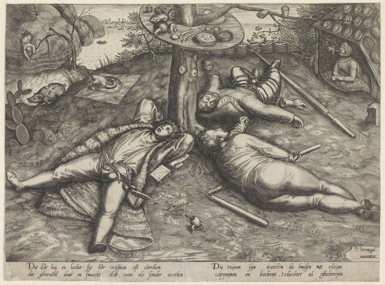 tembellik by Pieter van der Heyden (attributed to)