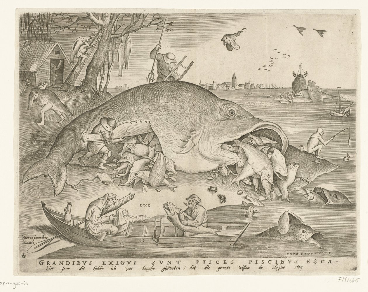 büyük balık küçük balığı yutar Büyük balık küçük balığı yutar by Pieter van der Heyden