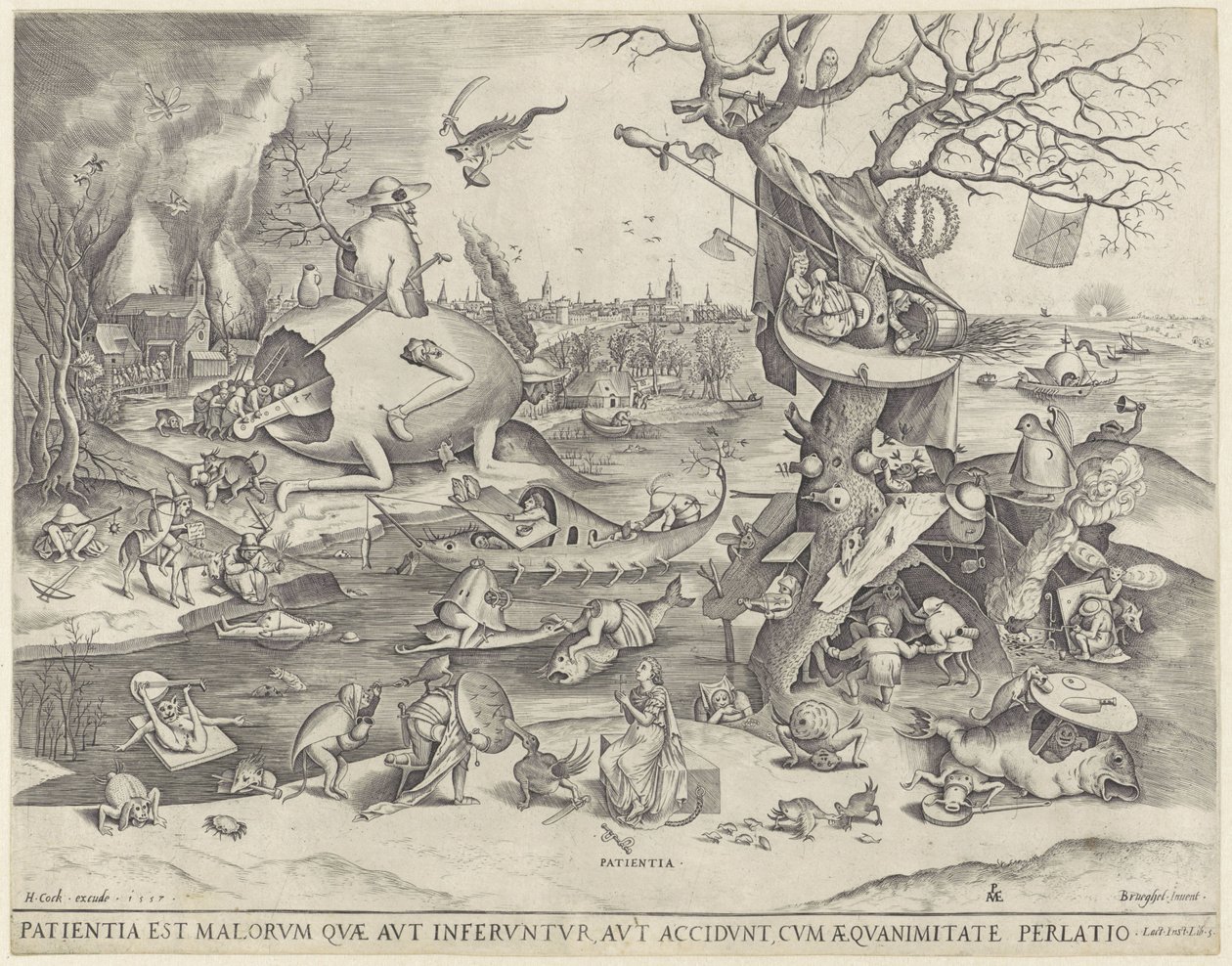 Geduld Sabır (nesne üzerindeki başlık) by Pieter van der Heyden