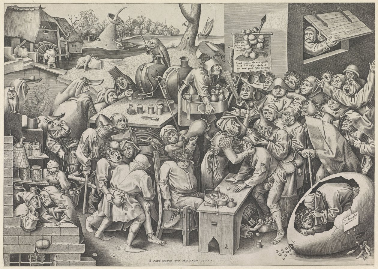 Taşçı veya Mallegem cadısı by Pieter van der Heyden