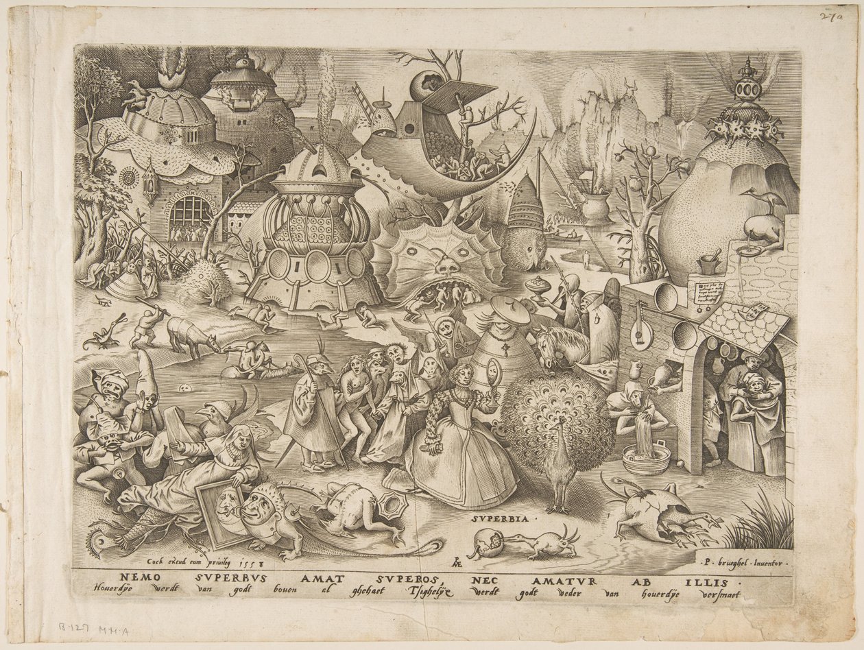 Yedi Ölümcül Günah, 1558
