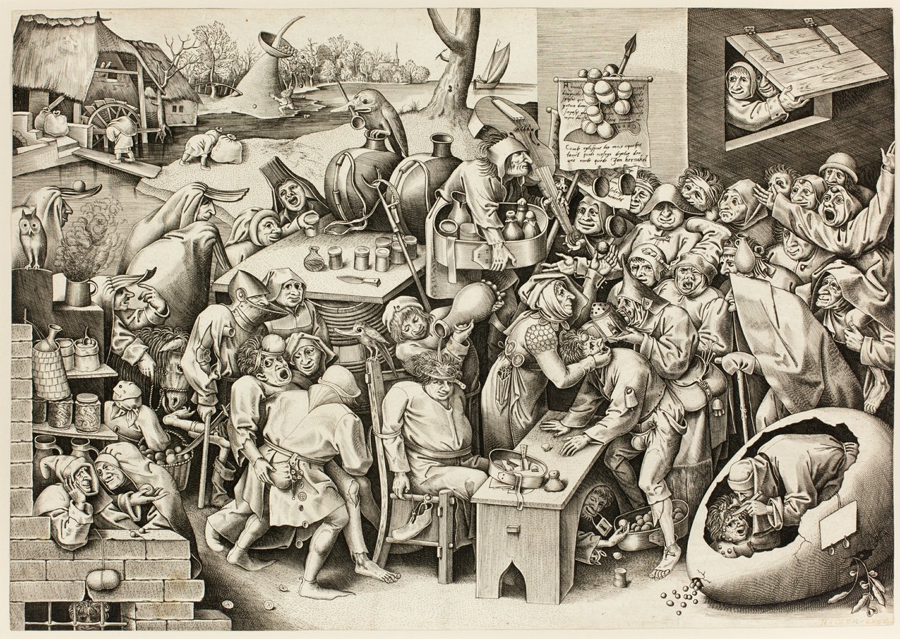 Taş Operasyonu veya Mallegem Cadısı by Pieter van der Heyden