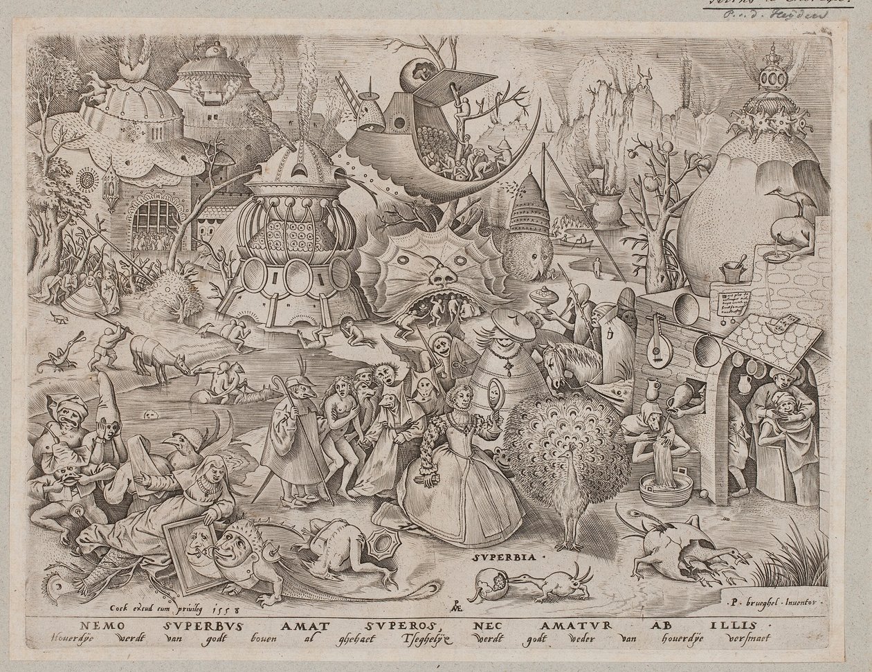 yedi ahlaksızlık by Pieter van der Heyden