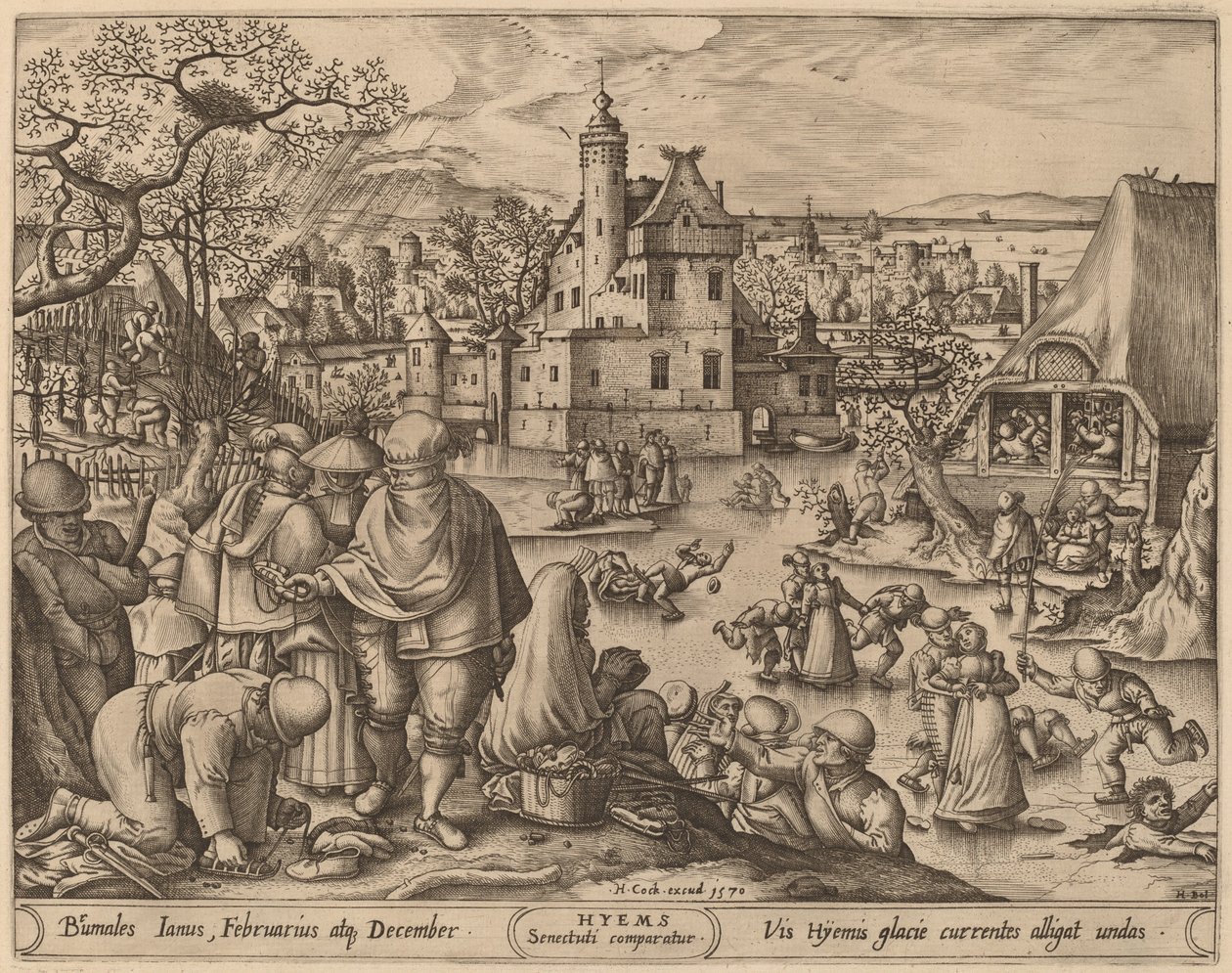 Kış by Pieter van der Heyden after Hans Bol
