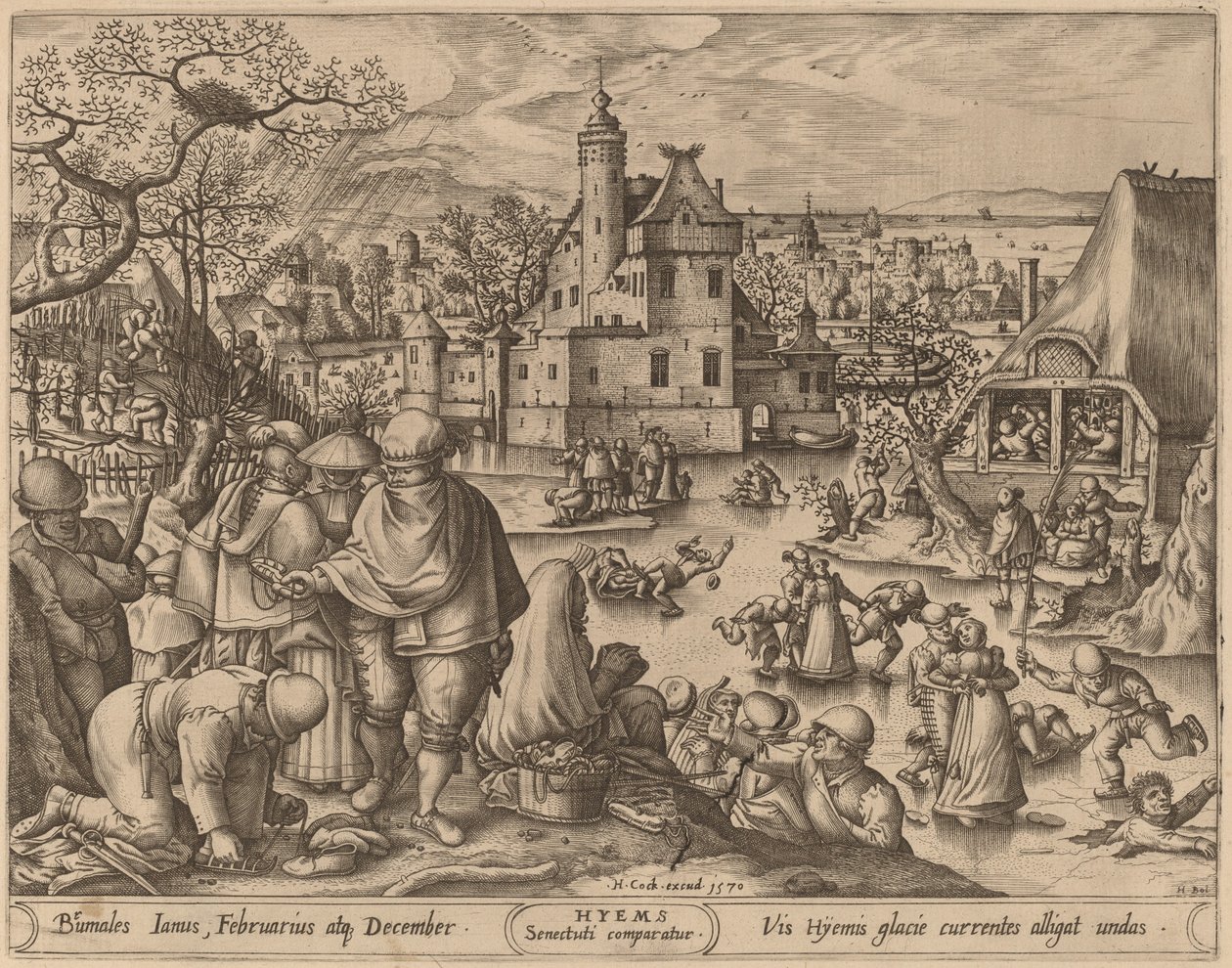 Kış by Pieter van der Heyden after Hans Bol