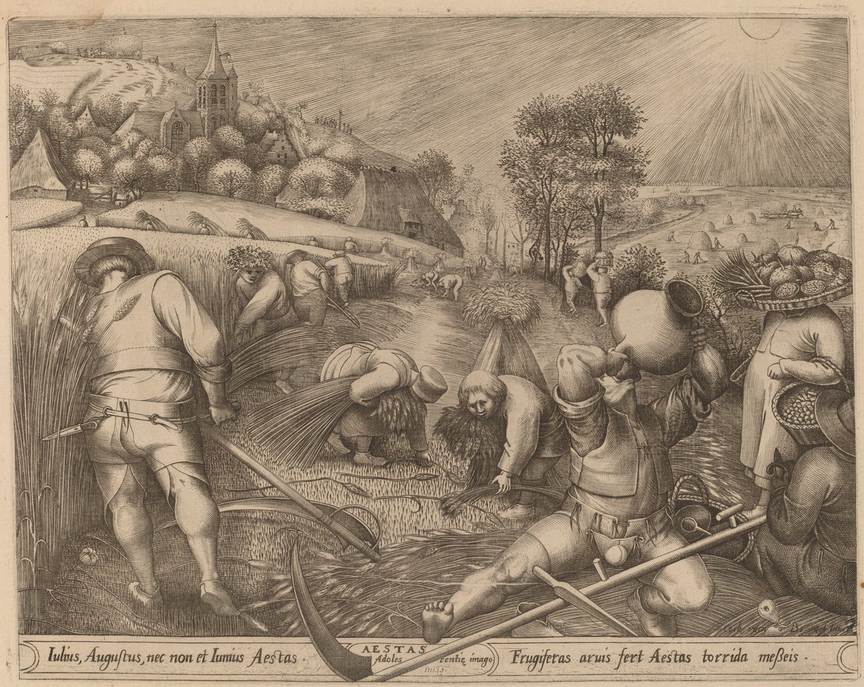 Yaz by Pieter van der Heyden after Pieter Bruegel the Elder
