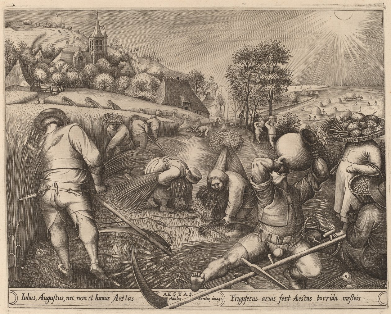 Yaz by Pieter van der Heyden after Pieter Bruegel the Elder