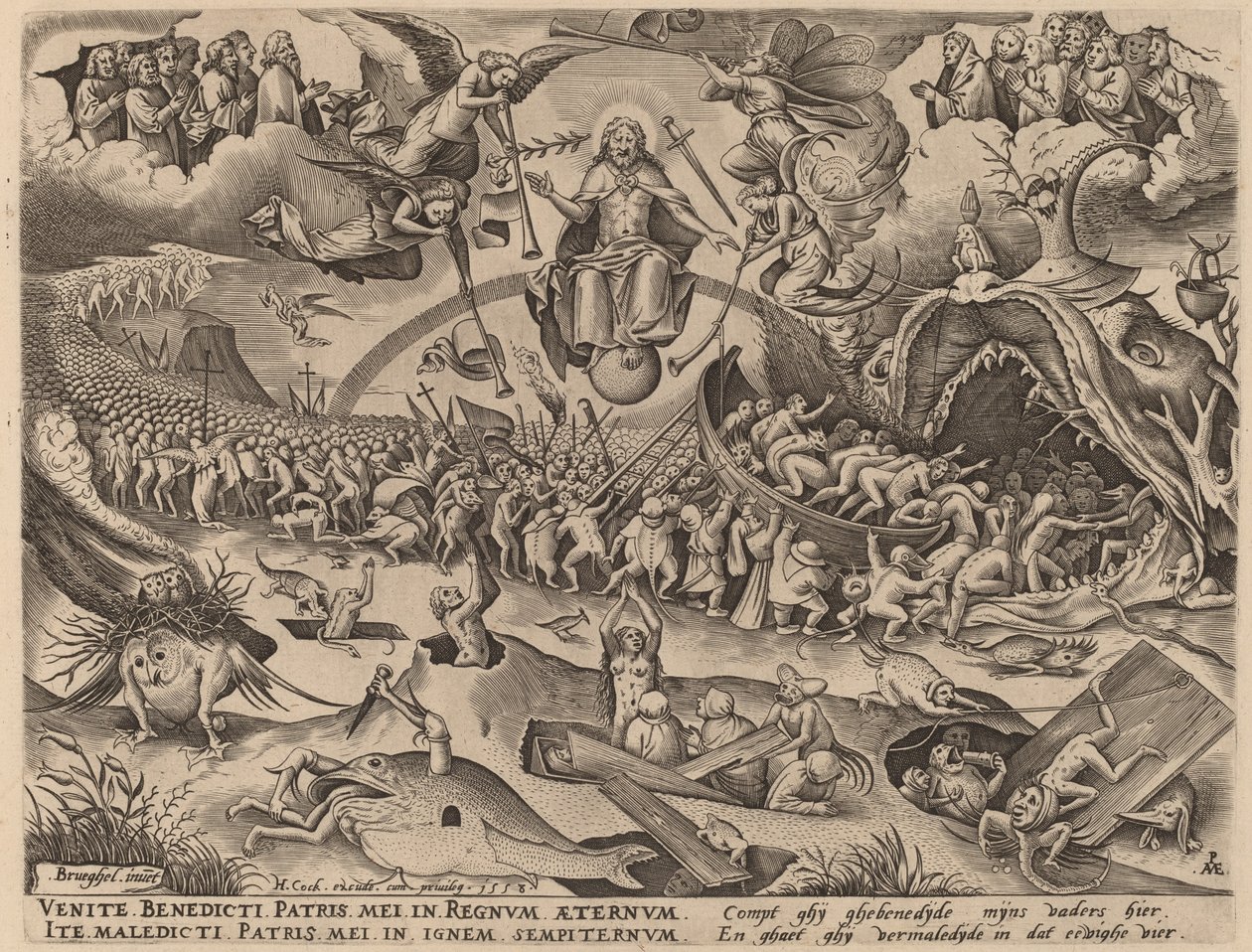Son Yargı by Pieter van der Heyden after Pieter Bruegel the Elder