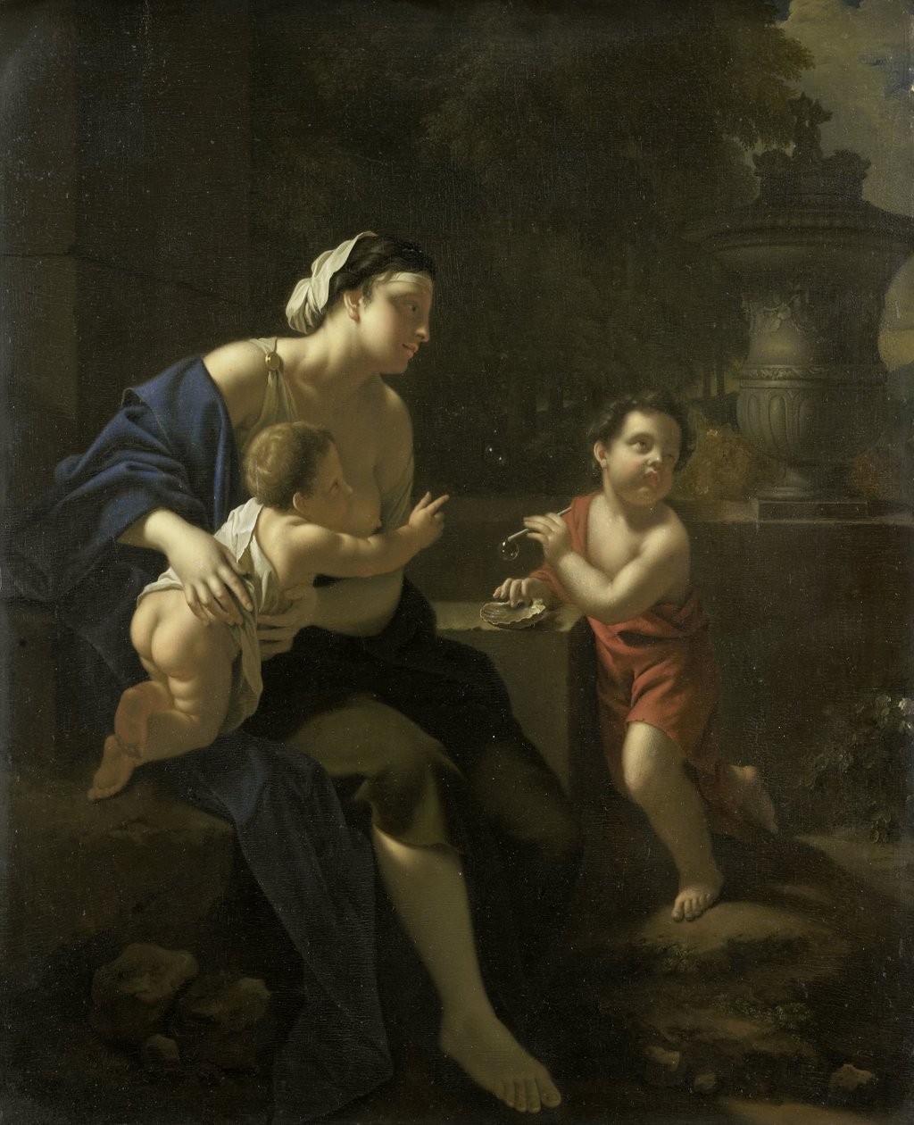 Kabarcıklar Üfleme by Pieter van der Werff (attributed to)