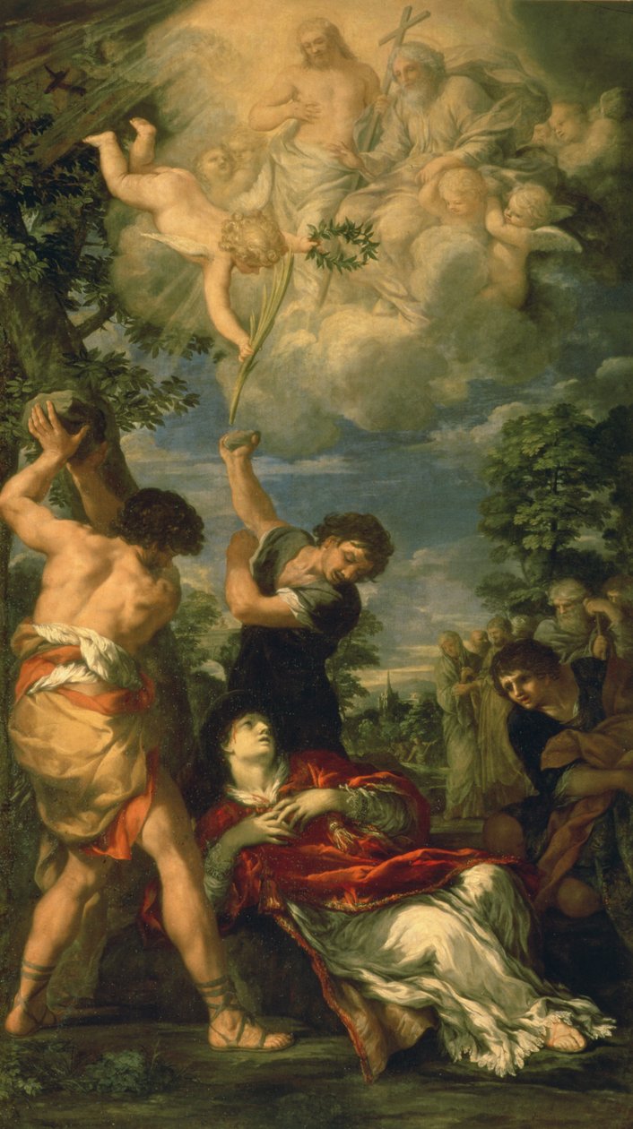 The Martyrdom of Saint Stephen, 1660  by Pietro da Cortona